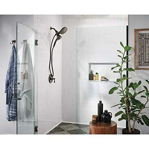 Moen Brecklyn Single Handle 6-Spray Shower Faucet 1.75 GPM in Mediterranean Bronze - Cheap Fitting
