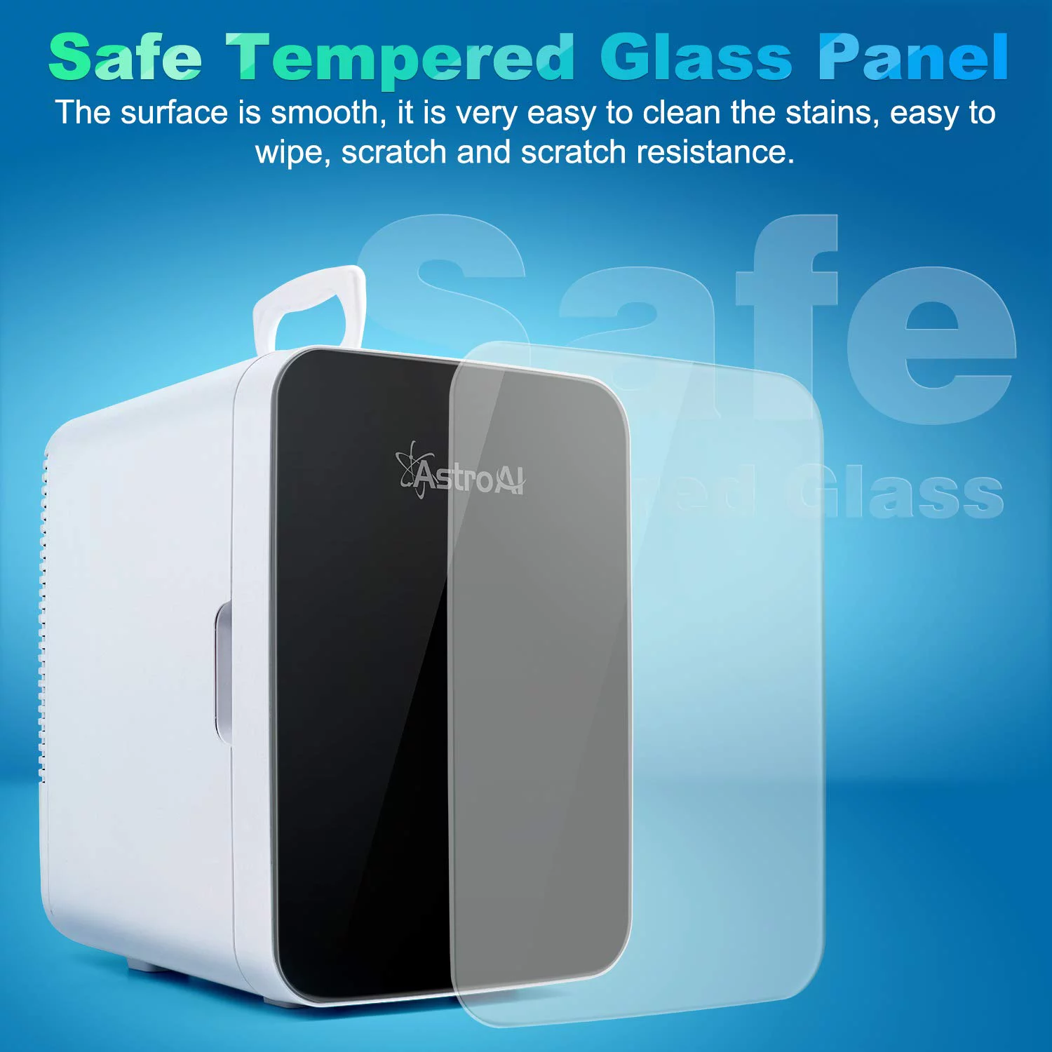 AstroAI Mini Fridge 10 Liter/15 Can, Compact Skincare Refrigerator, AC for Home, Dorm, DC 12V Car, Black for Gift - Cheap Fitting