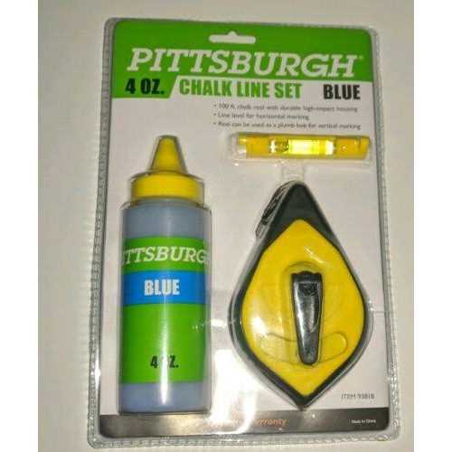 Pittsburgh Blue Chalk Line Reel Set - Cheap Fitting