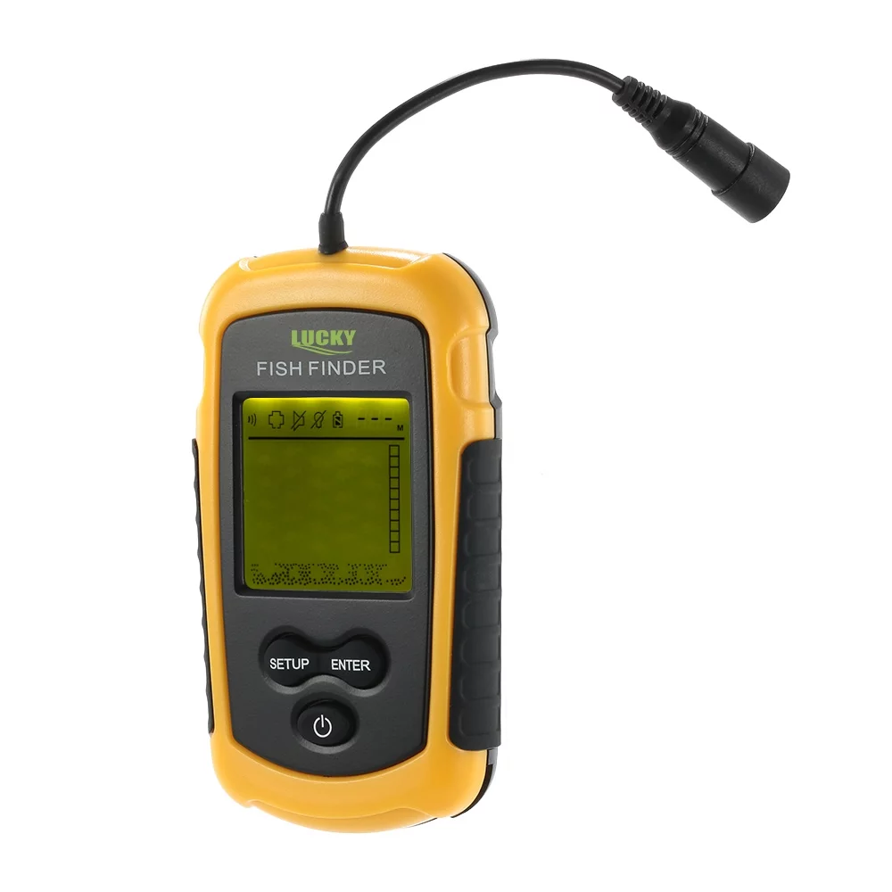 Eccomum LCD Color Screen Portable Wired Fish Finder 100M Depth Sonar Echo Sounders Fishfinder - Cheap Fitting
