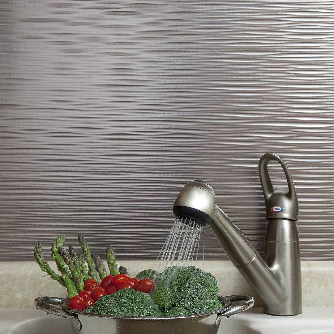 Fasade Ripple Backsplash Kit - Cheap Fitting