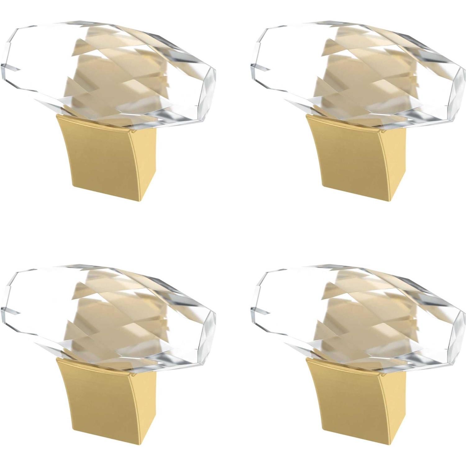 Franklin Brass Cut Glass Oval Cabinet Knob P40857K - Cheap Fitting