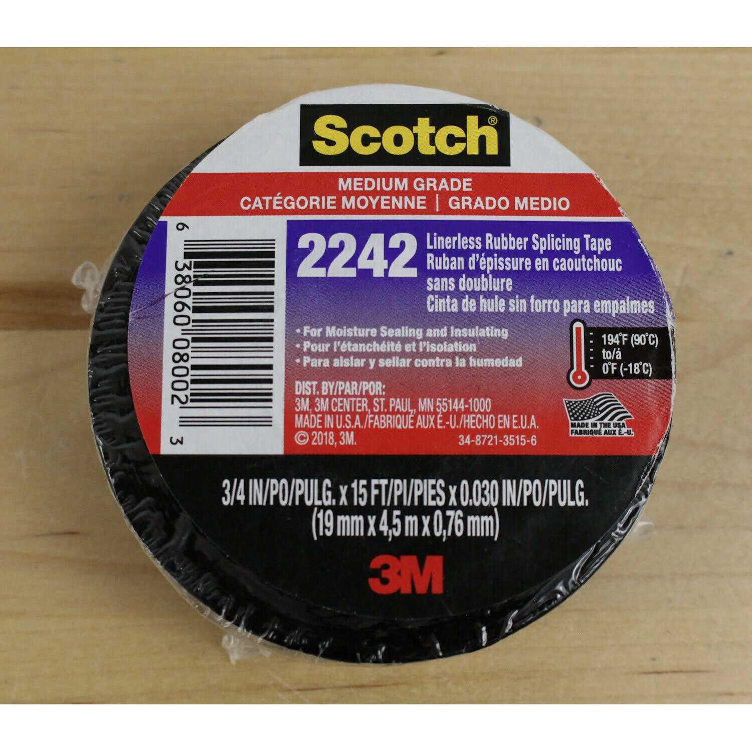 Scotch 6165-BA-10 Splicing Tape 15 ft L - Cheap Fitting