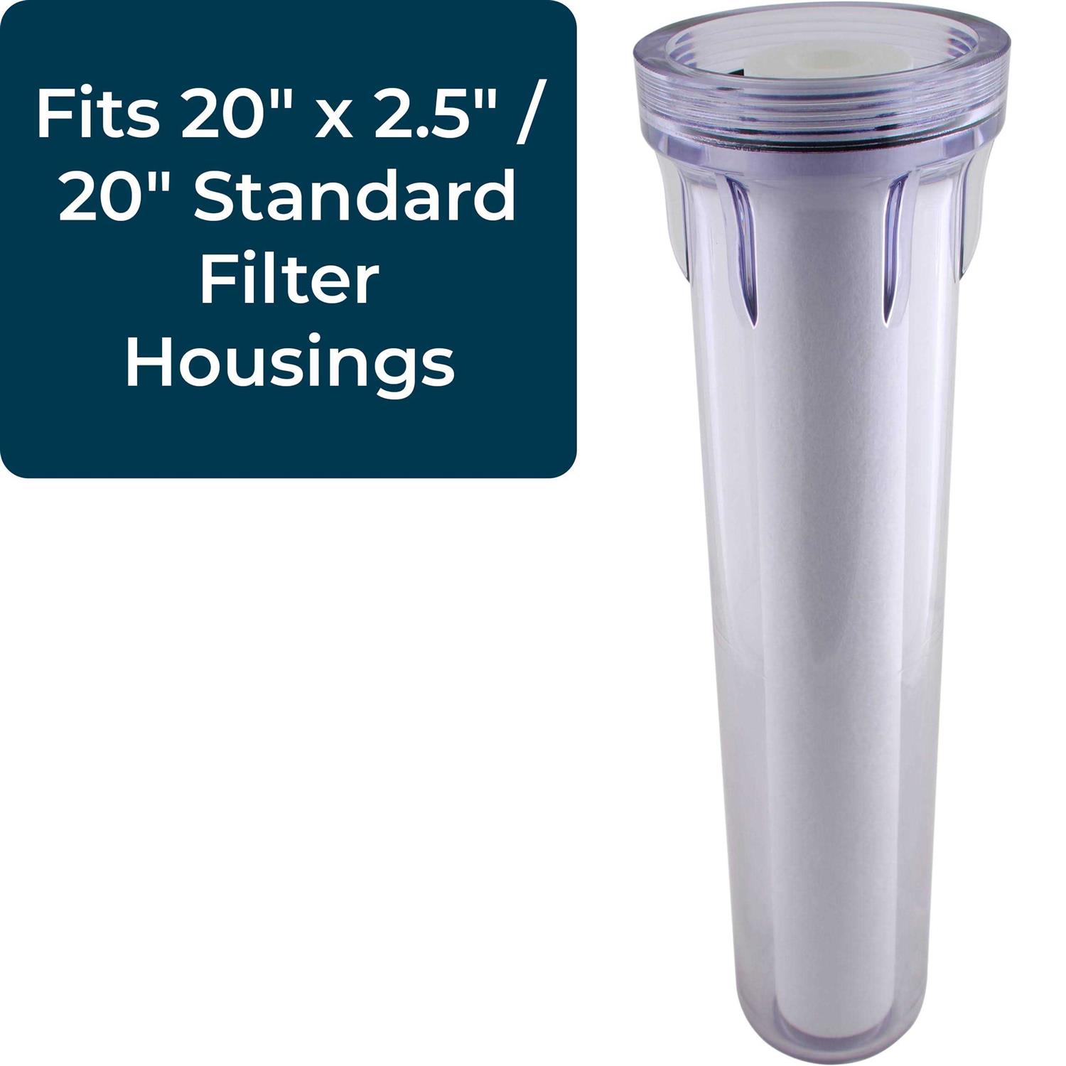 SpiroPure 20×2.5 inch Melt Blown Polypropylene Water Filter - Cheap Fitting