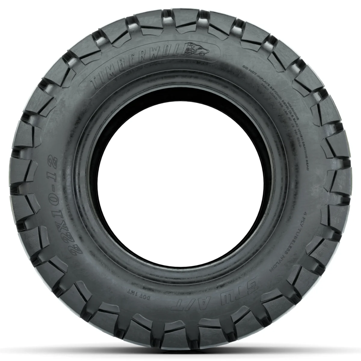 GTW Timberwolf 22 inch All-Terrain Golf Cart Tire 22x10-12 |4-Ply |LIFTED CART | Each - Cheap Fitting
