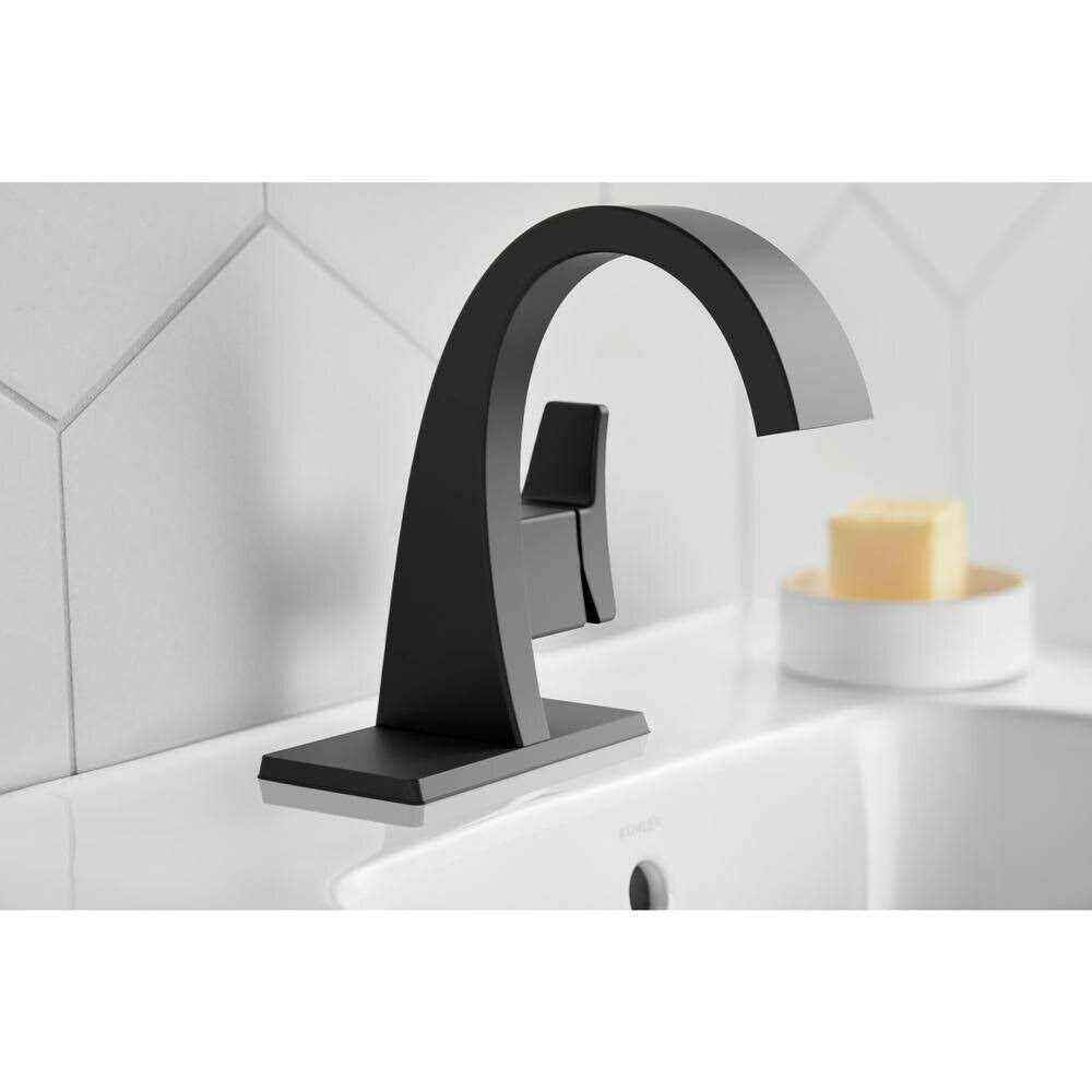 Kohler Katun Single Hole or 4 in. Centerset Single-Handle Bathroom Faucet - Cheap Fitting