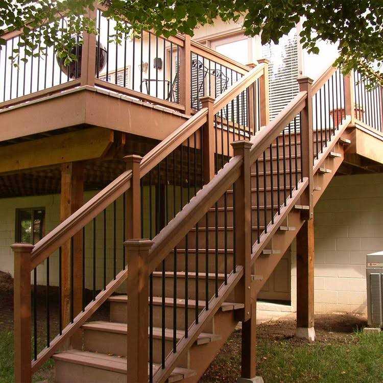 Fortress Building Products Vintage 32 Steel Round Deck Railing Baluster - Cheap Fitting