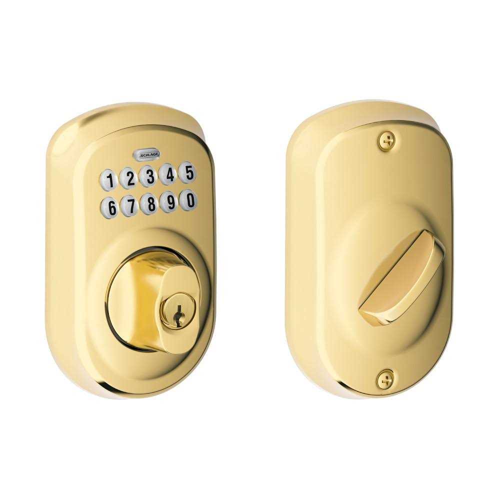 Schlage Plymouth Keypad Deadbolt - Cheap Fitting