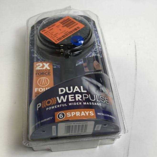 Waterpik 6-Spray Patterns with 1.8 GPM 4.75 in. Single Wall Mount Adjustable Handheld Shower Head ZZR-765M5E - Cheap Fitting