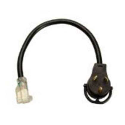 Southwire Coleman Cable 09542 14/3 STW 15 to 30-Amp RV Adapter Extension Cord with Lighted - Cheap Fitting