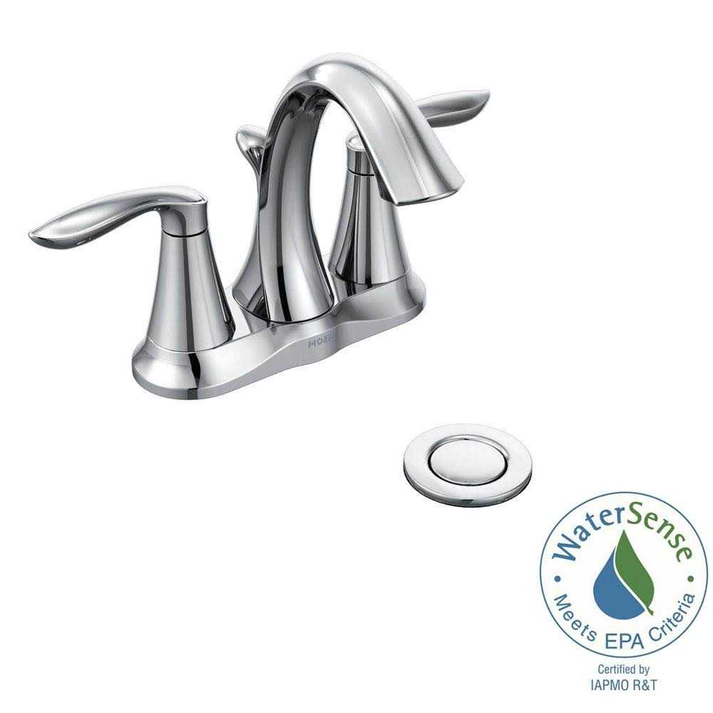 Moen Eva Centerset Two-Handle Bathroom Faucet - Cheap Fitting