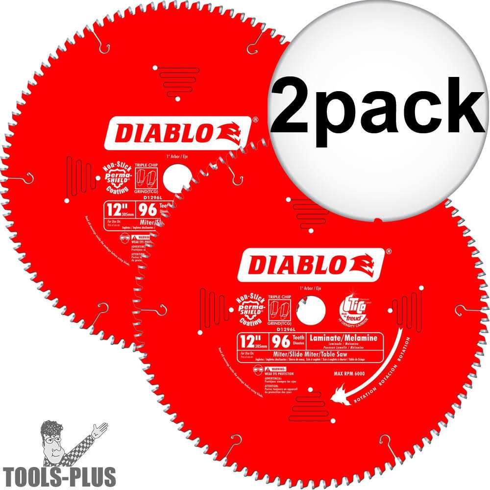 Diablo 12 in. 96-Tooth Laminate Circular Saw Blade D1296L - Cheap Fitting