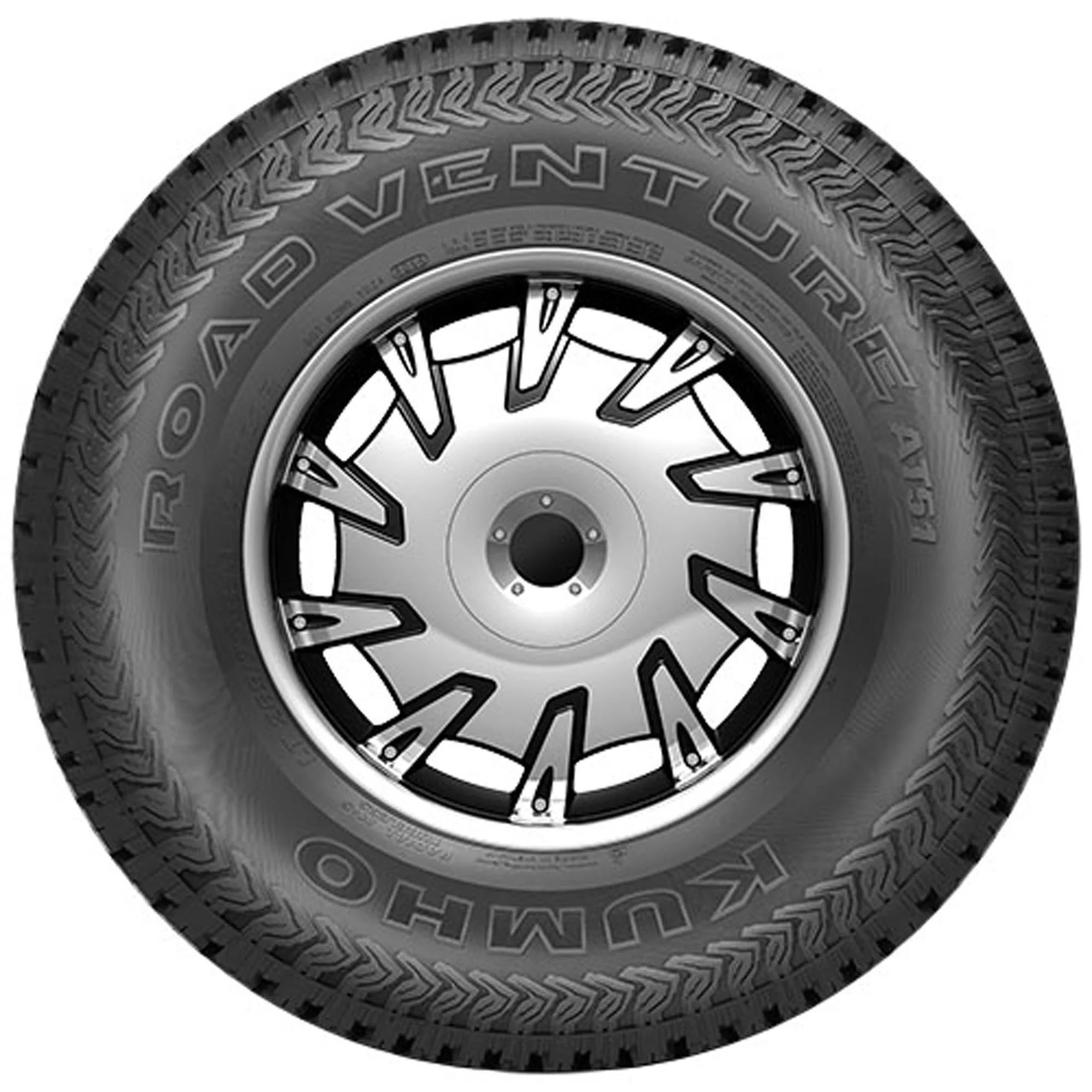 Kumho Road Venture AT51 All Terrain P245/75R16 109T Light Truck Tire - Cheap Fitting