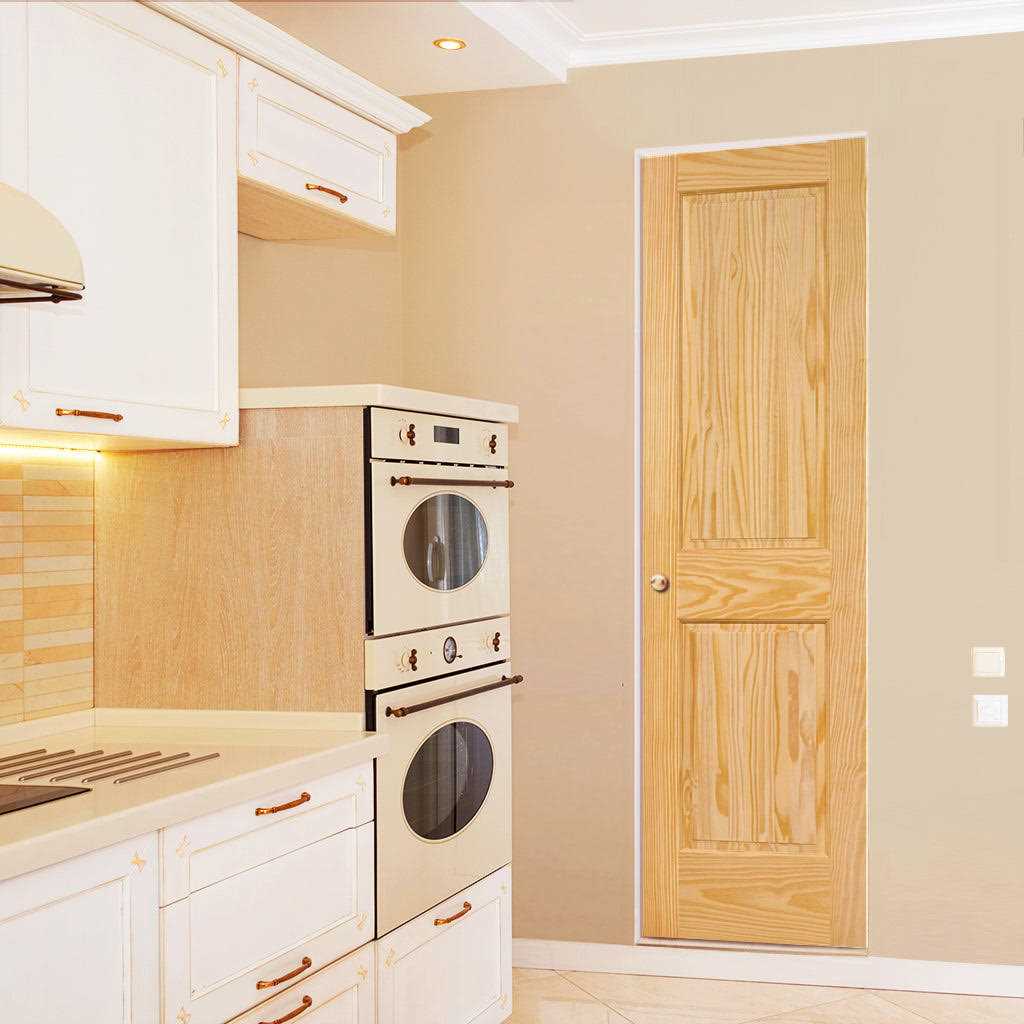 Kimberly Bay Paneled Solid Wood Unfinished Colonial Standard Door - Cheap Fitting