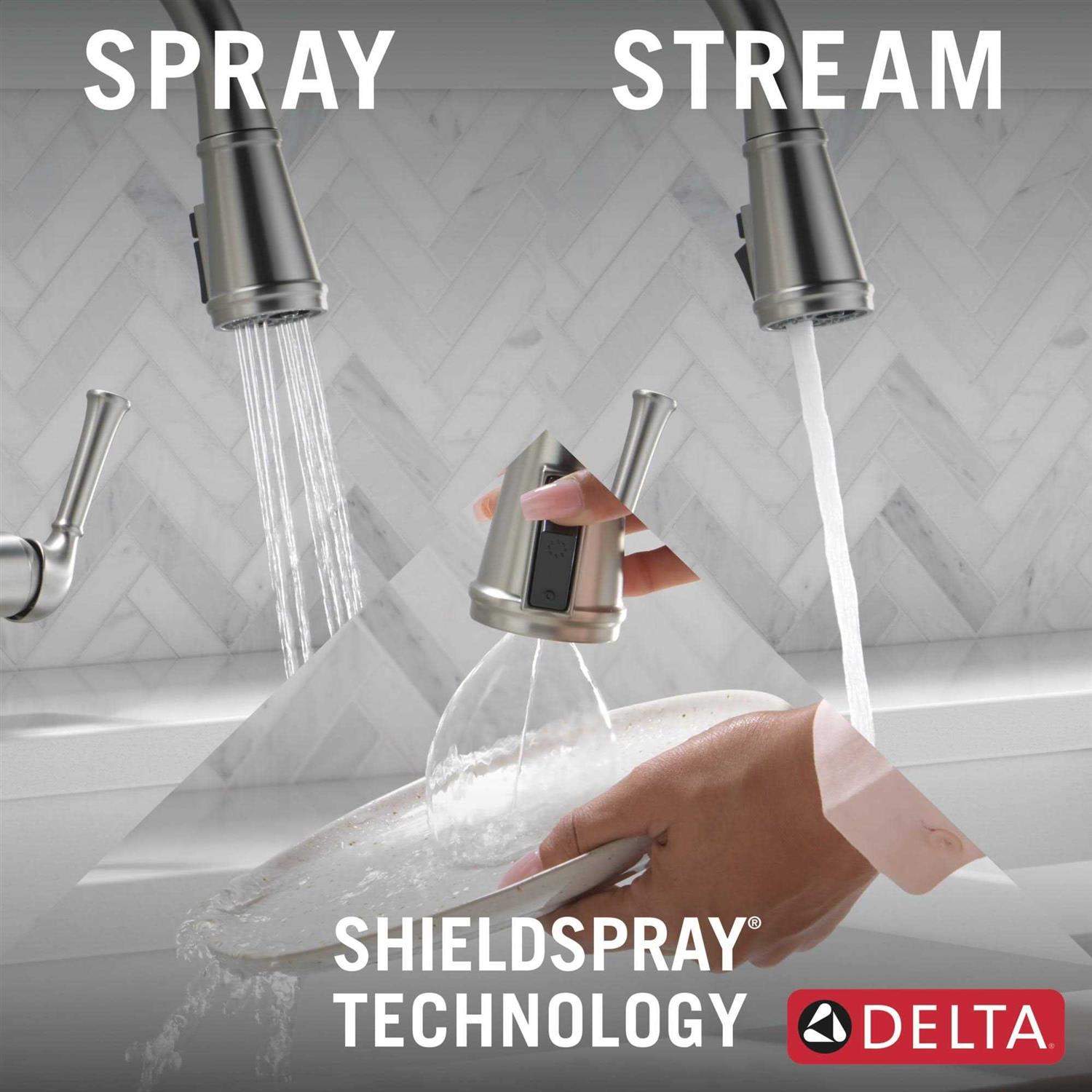 Delta 19814z-spsd-dst Single Handle Alpen Pull-down Kitchen Faucet - Cheap Fitting