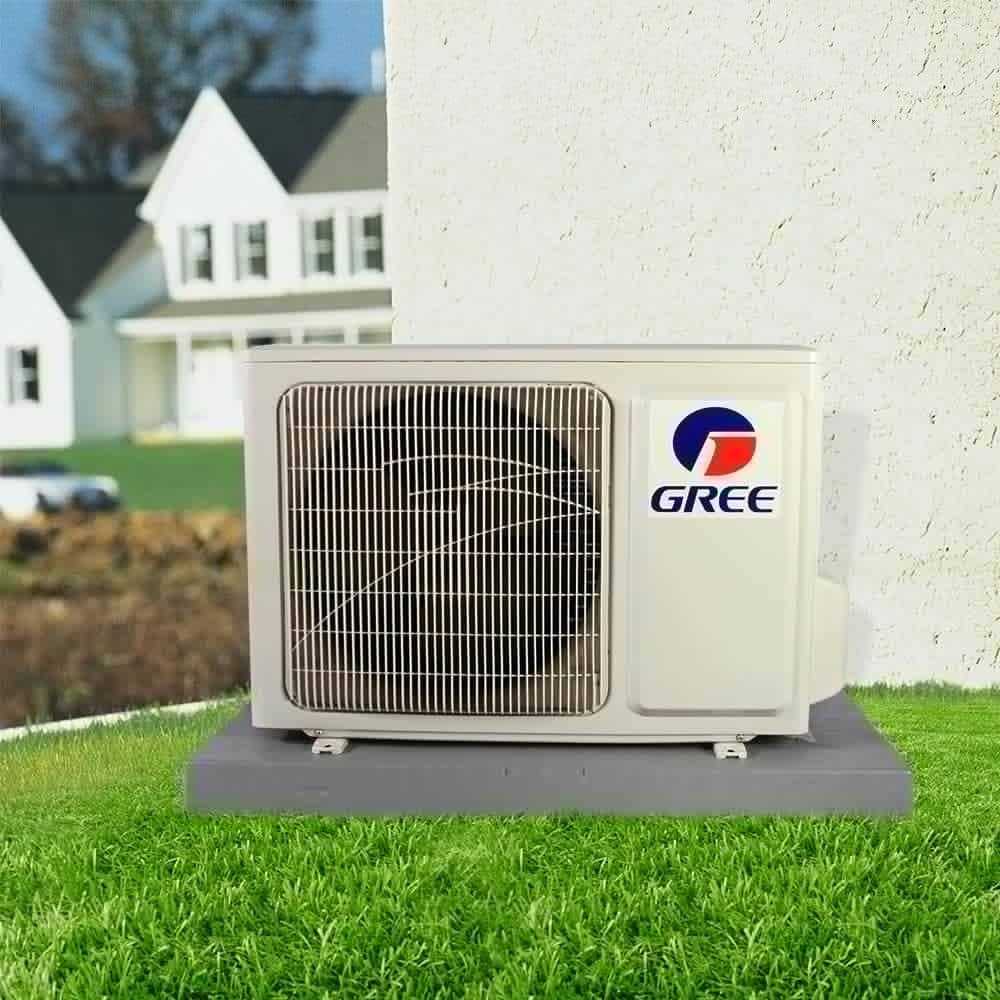 Unbranded 18 in. x 36 in. x 3 in. HDPE Condenser Mounting Pad for Ductless Mini Split Outdoor Units - Cheap Fitting