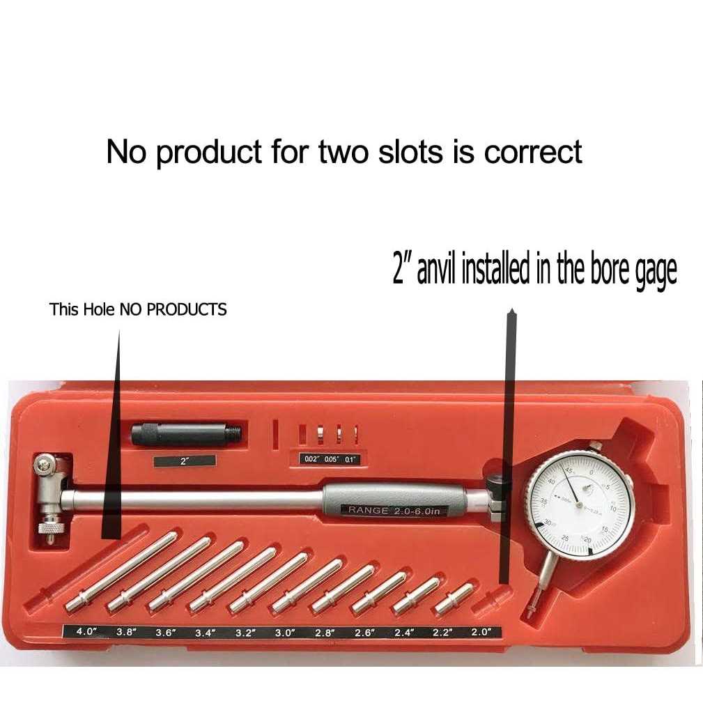 2 6 Bore Gauge 0.0005 Increment Set - Cheap Fitting