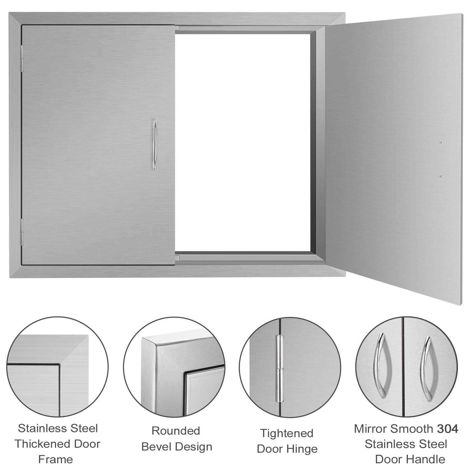Seeutek Outdoor Kitchen Doors BBQ Access Door - Cheap Fitting
