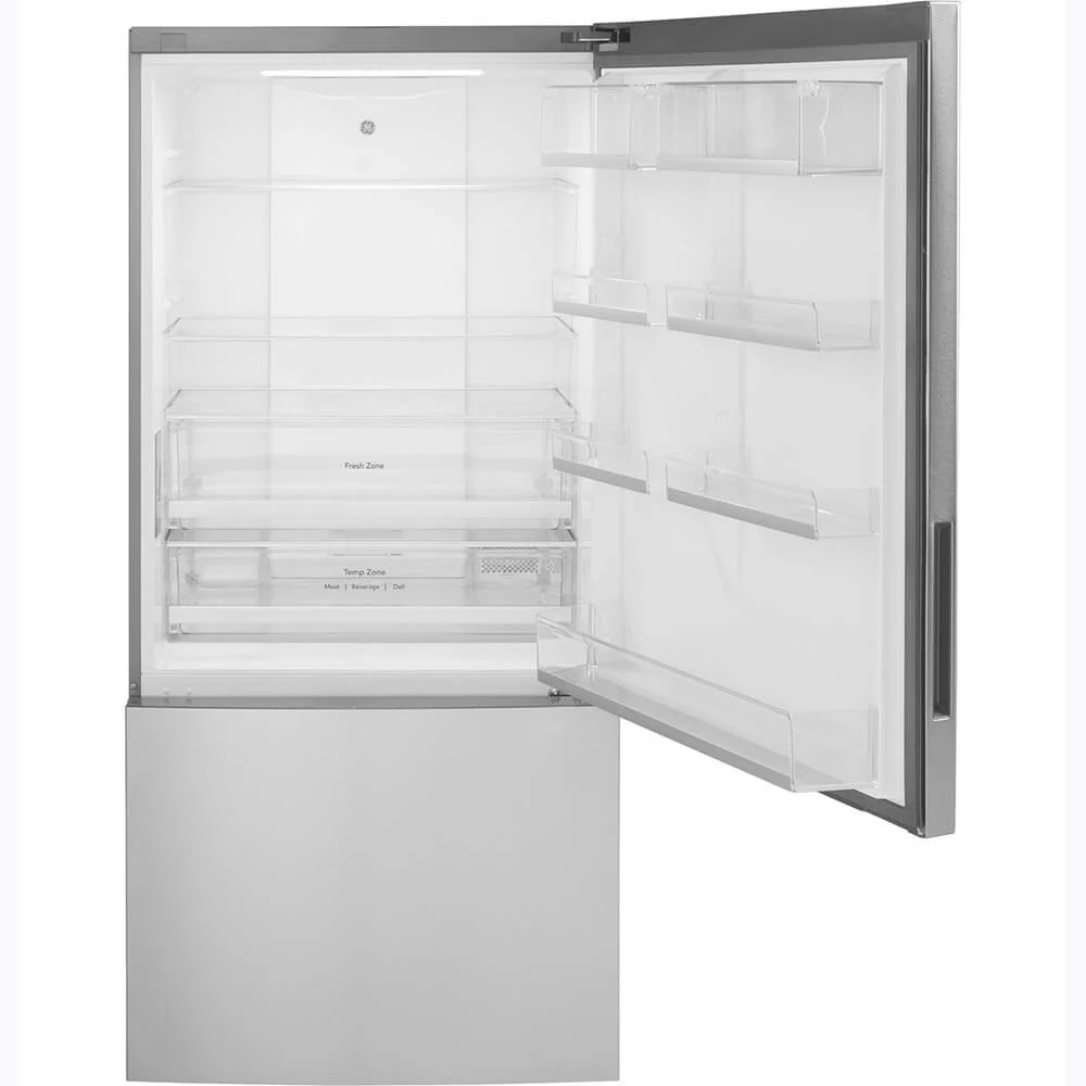GE® ENERGY STAR® 17.7 Cu. Ft. Counter-Depth Bottom-Freezer Refrigerator - Cheap Fitting