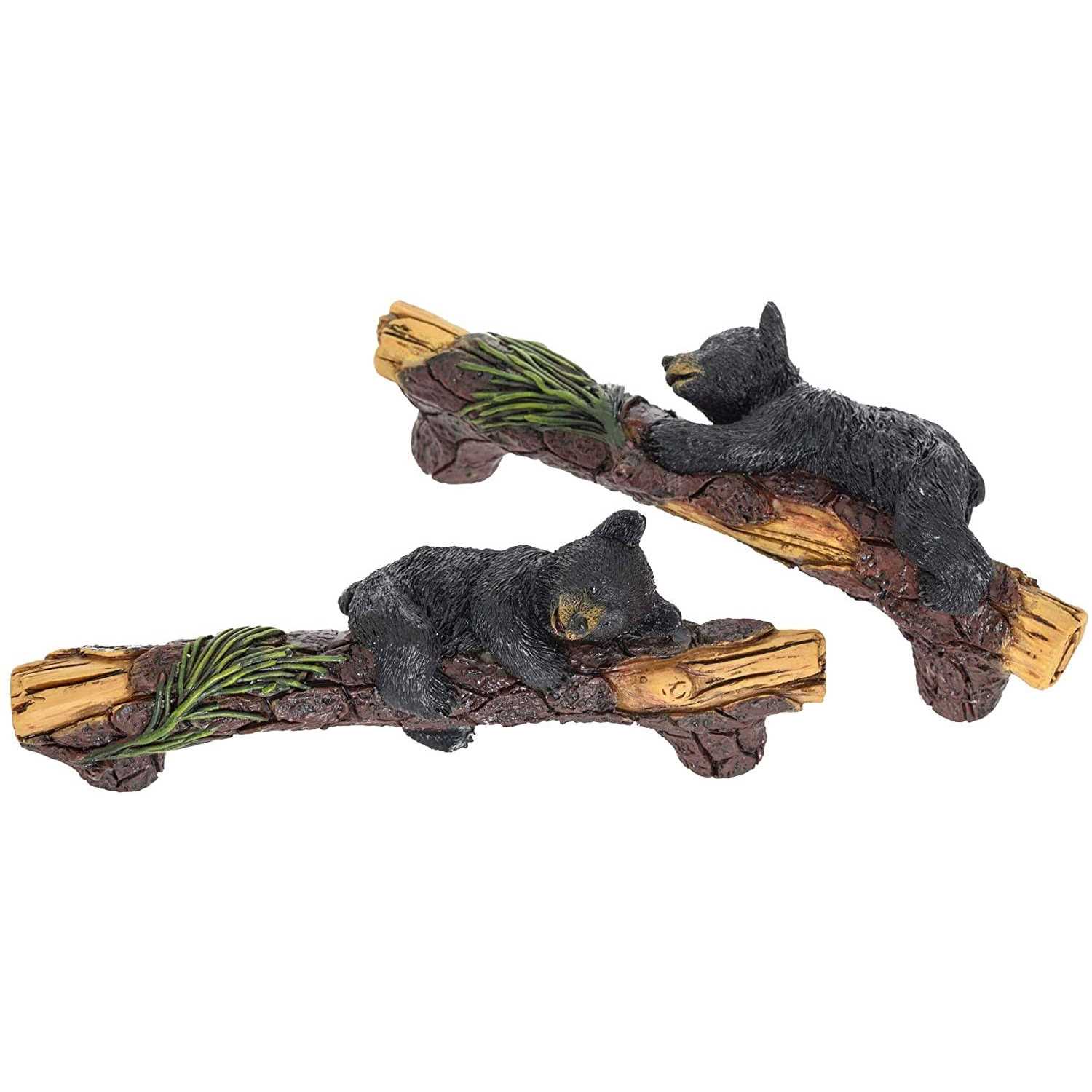 Pine Ridge Black Bear Cabinet Knobs and Pulls Set of 2 Wildlife Cabinet Pulls Animal Dresser Knobs for Kids - Cheap Fitting