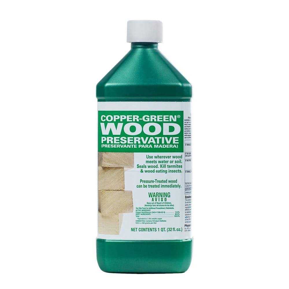 1 qt. Copper Green Wood Preservative COPPER QT - Cheap Fitting