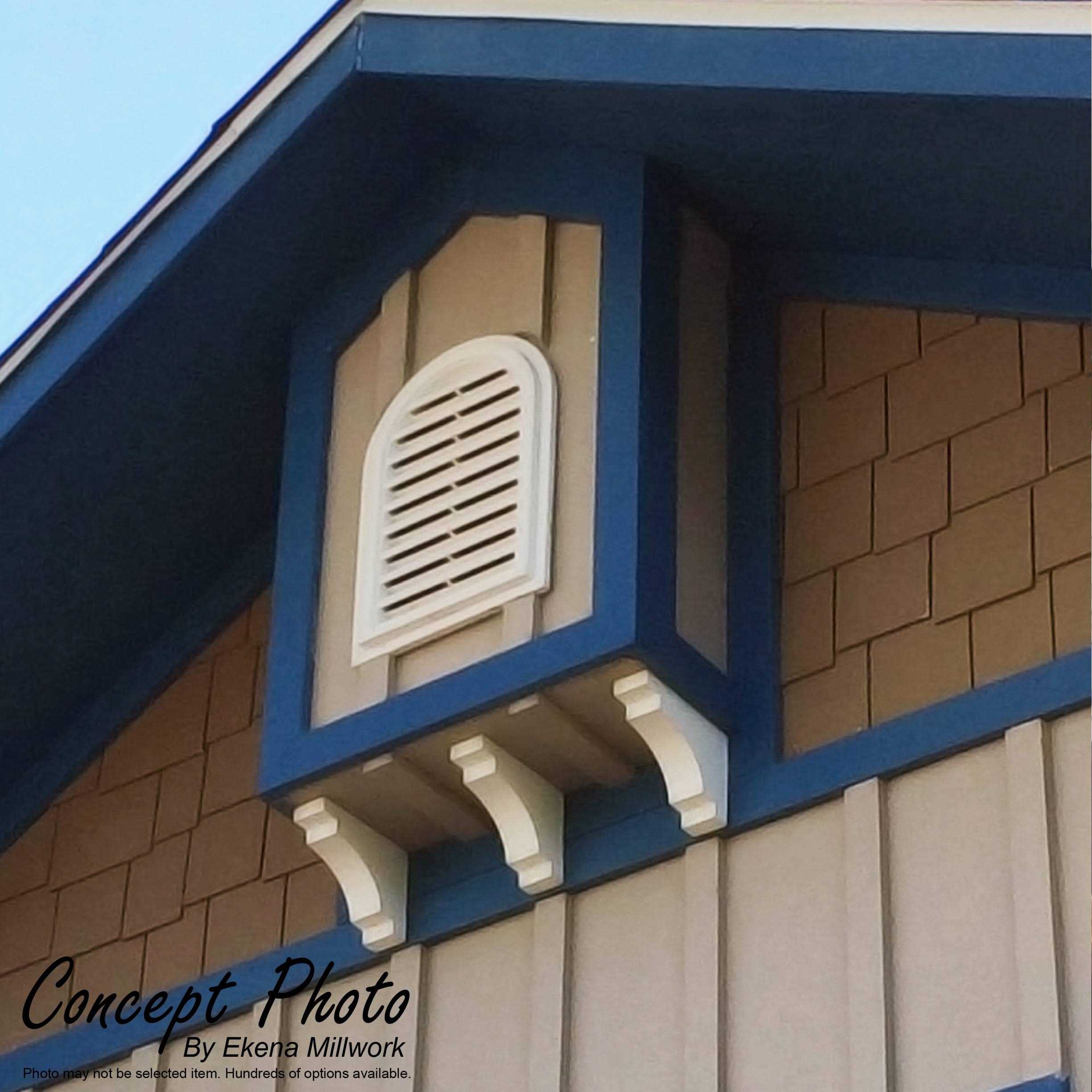 Ekena Millwork Standard Diane Architectural Grade PVC Corbel CORP - Cheap Fitting