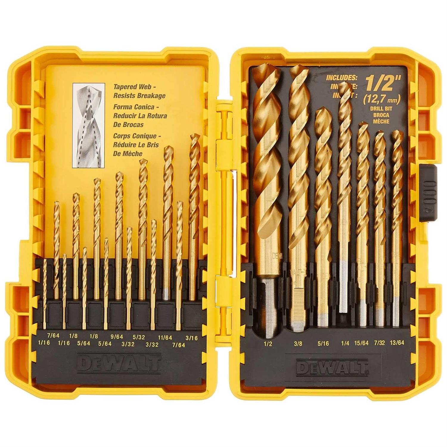 Dewalt Titanium Drill Bit Set DW1342 - Cheap Fitting