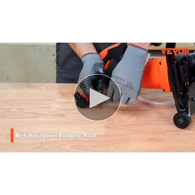 VEVOR Electric Concrete Saw, 9 in Circular Saw Cutter with 3.5 in Cutting Depth, Wet/Dry Disk Saw Cutter Includes Water Line, Pump and Blade - Cheap Fitting
