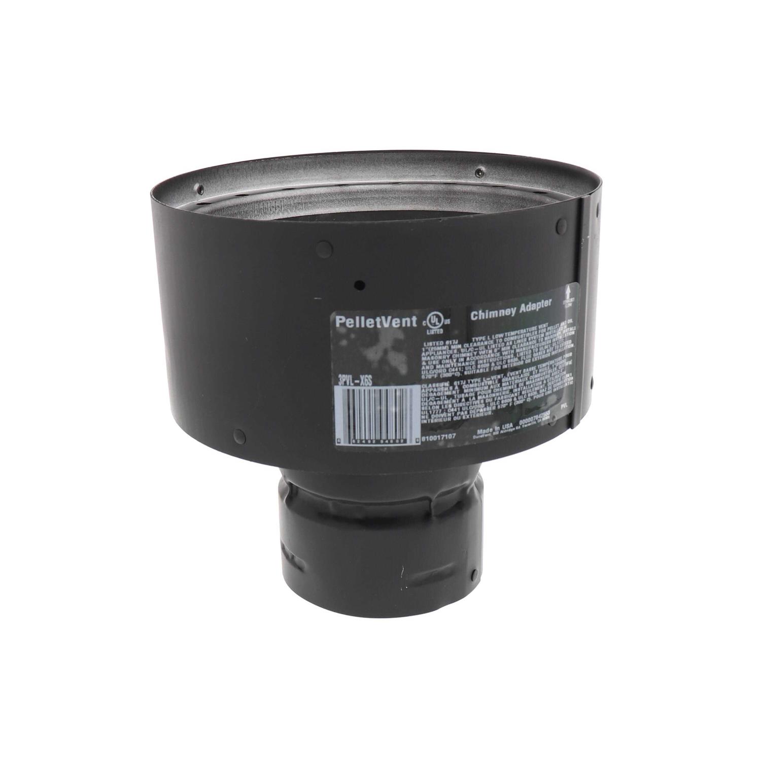 Chimney Adapter Pellet Vent Pipe by DuraVent - Cheap Fitting