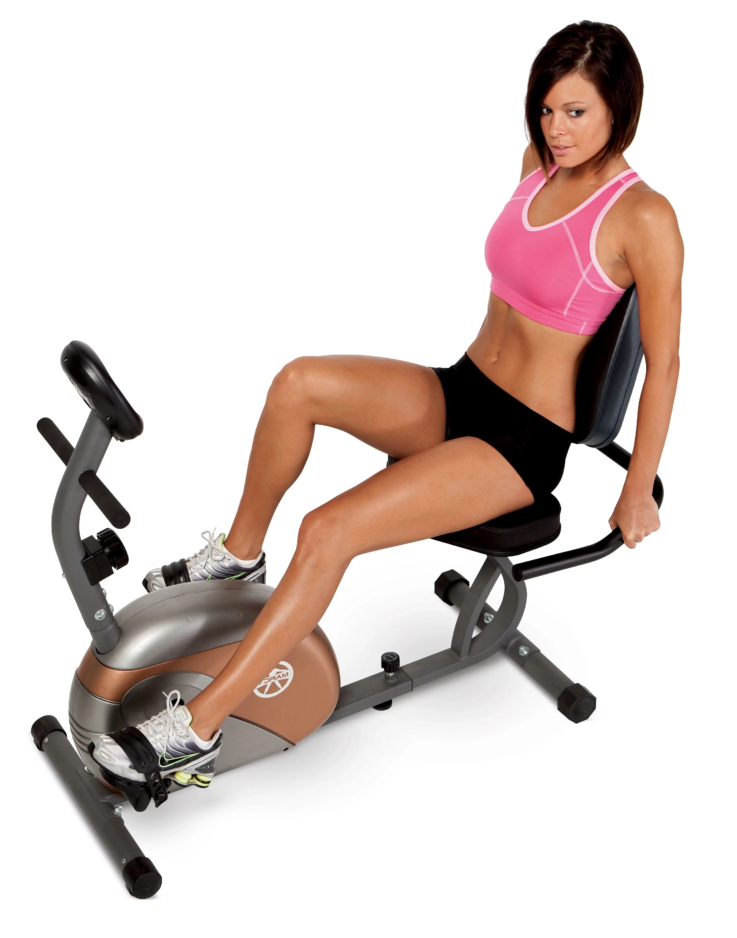 Marcy ME709 Recumbent Magnetic Exercise Bike Cycling Home Gym Equipment - Cheap Fitting