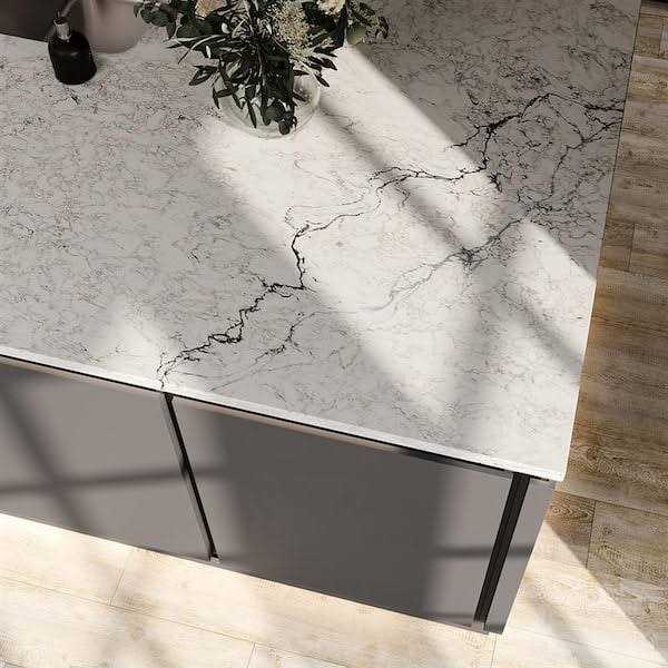VIATERA 3 in. x 3 in. Quartz Countertop Sample - Cheap Fitting