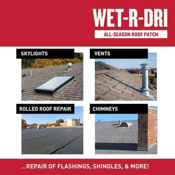 Gardner 4.75 Gal. Wet-R-Dri All-Season Roof Patch - Cheap Fitting
