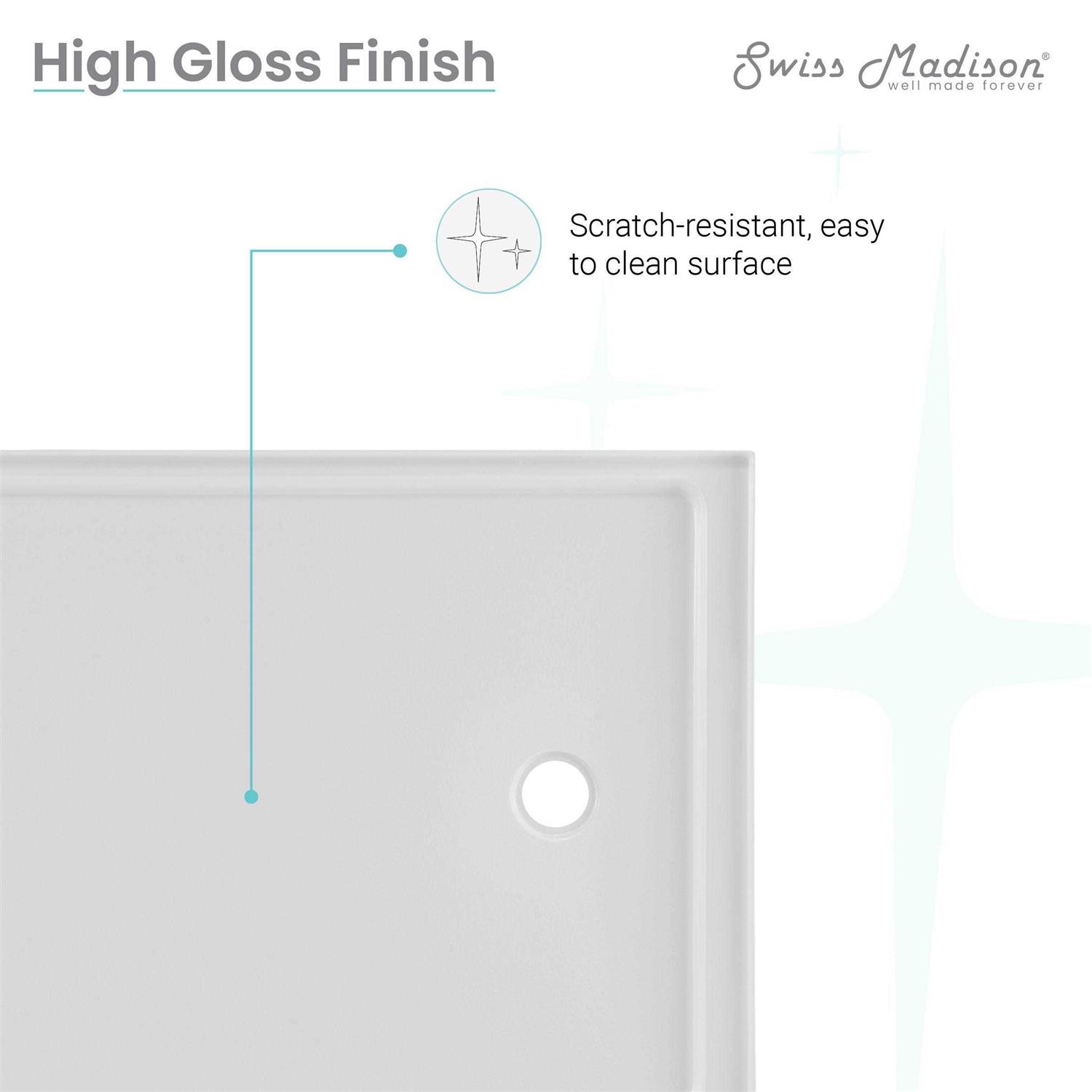 Swiss Madison Voltaire 48 x 36 Single-Threshold SM-SB509 - Cheap Fitting