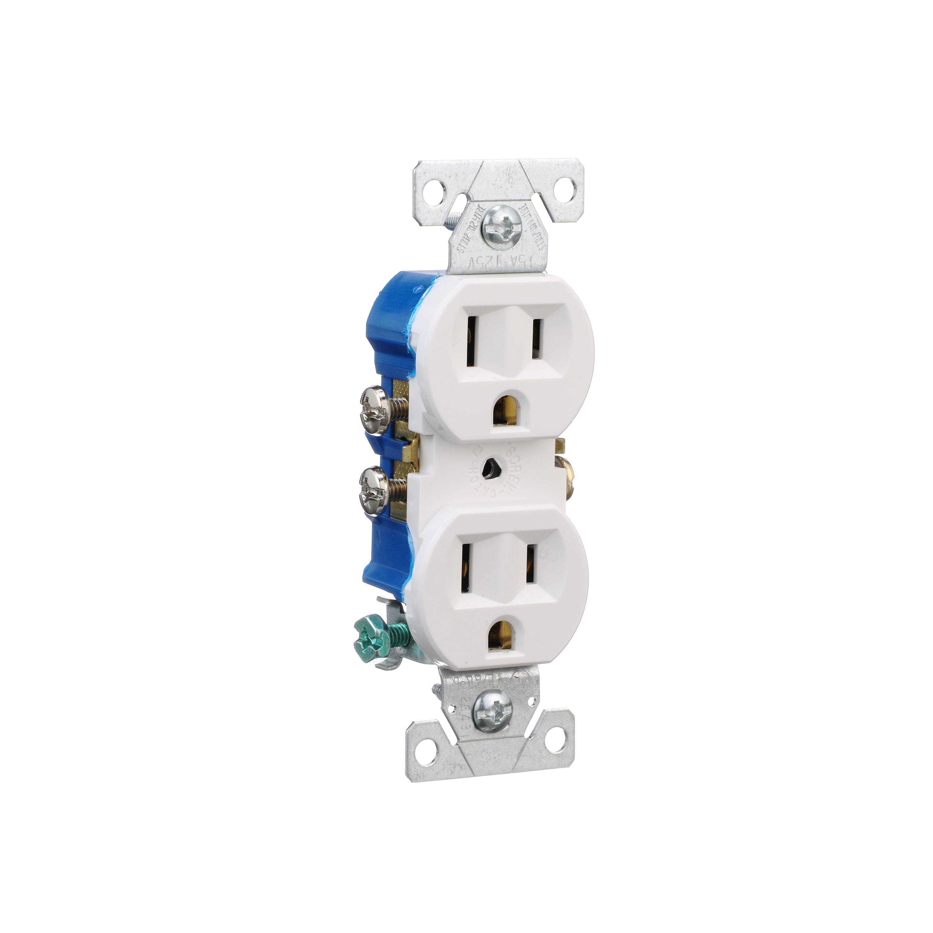 Eaton 15-Amp Residential Duplex Outlet - Cheap Fitting