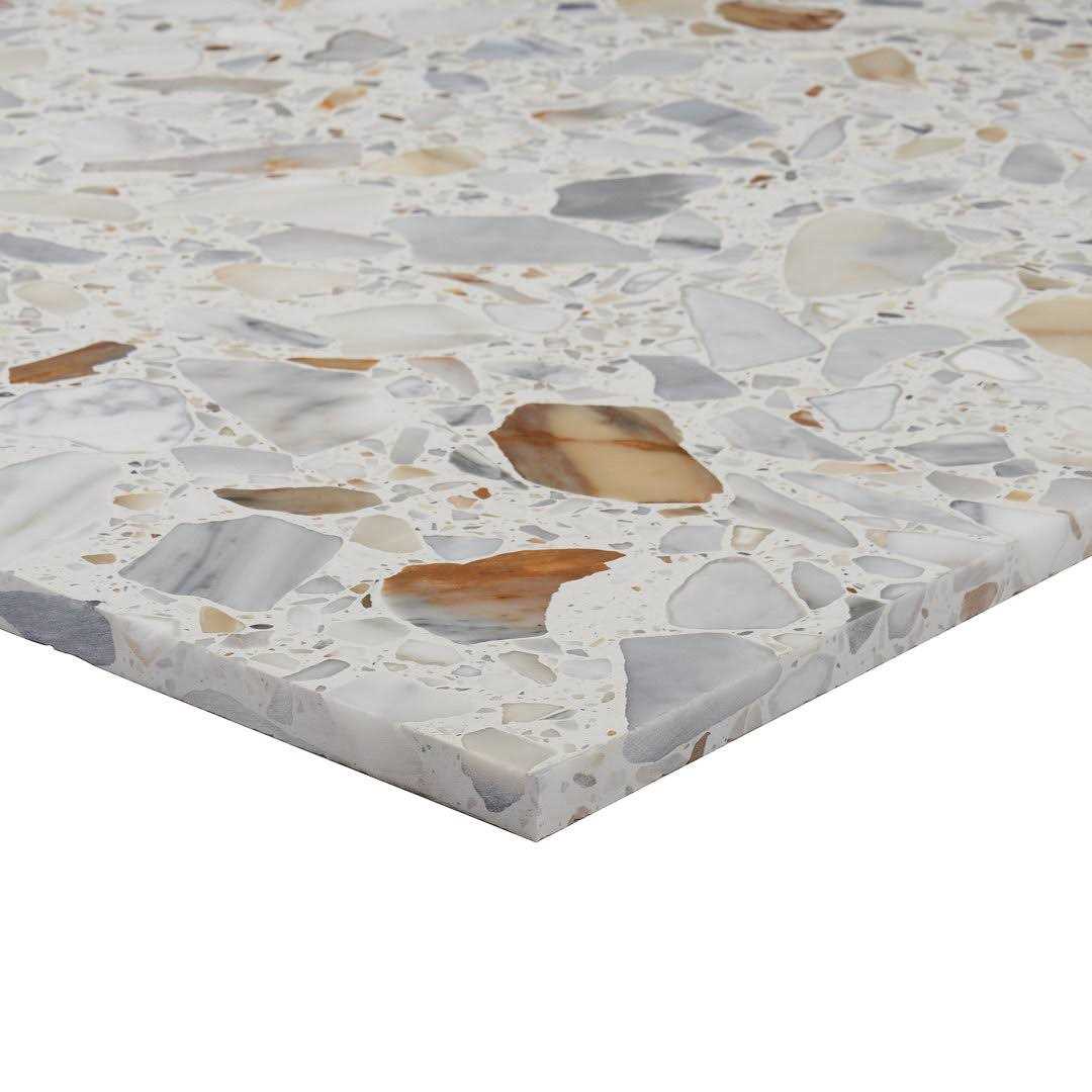 Ivy Hill Tile Terra Italia 23.62 in. x 23.62 in. Honed Marble Terrazzo Floor and Wall Tile - Cheap Fitting