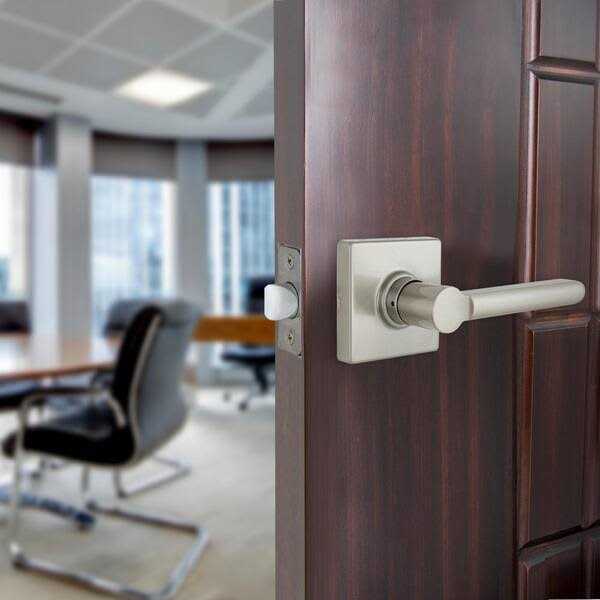 Defiant Hall Closet Door Lever with Square Rose - Cheap Fitting