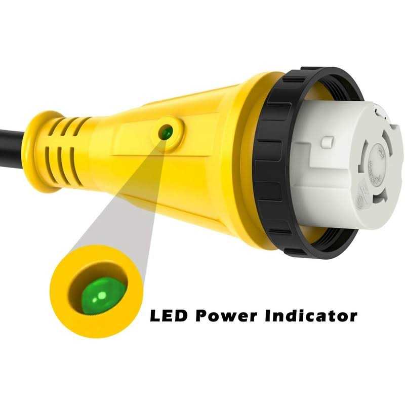 Kohree 50 Amp to 15 Amp 110V RV Adapter Plug 15 Amp Male to 50 Amp Female RV Power Adapter Cord 12 - Cheap Fitting