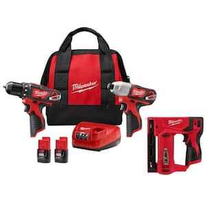 Milwaukee M12 12-Volt Lithium-Ion Cordless 2-Tool Combo Kit - Cheap Fitting