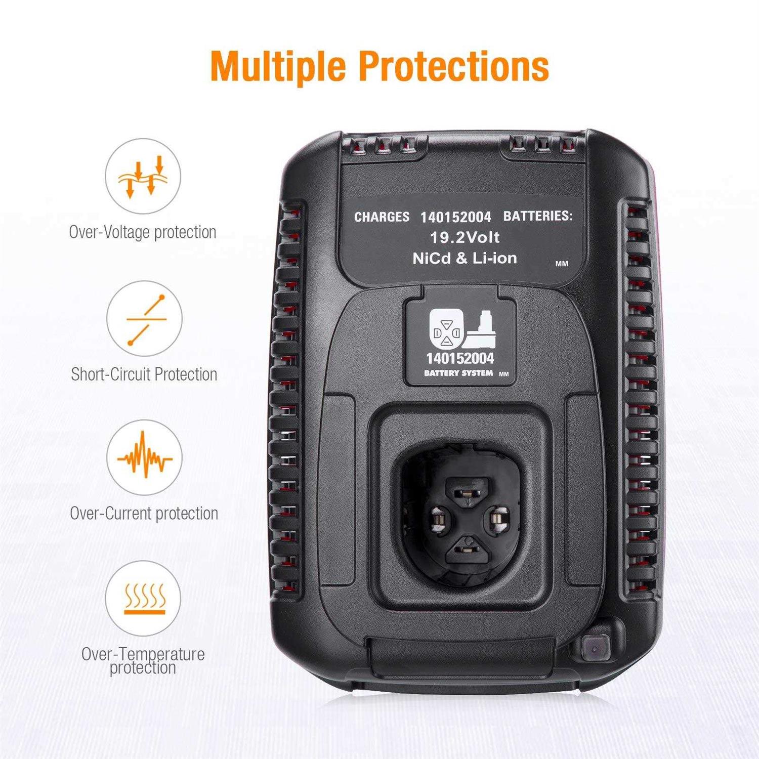 19.2V C3 Charger Replacement for Craftsman 140152004 DieHard XCP Li-ion Ni-CD Battery 1425301 1323903 130279005 11375 11376 315.PP2011 for Craftsman - Cheap Fitting