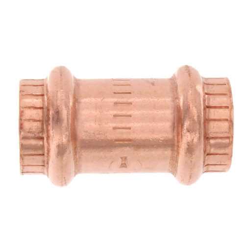 Viega ProPress 1/2 Copper Coupling w/Stop 78047 - Cheap Fitting