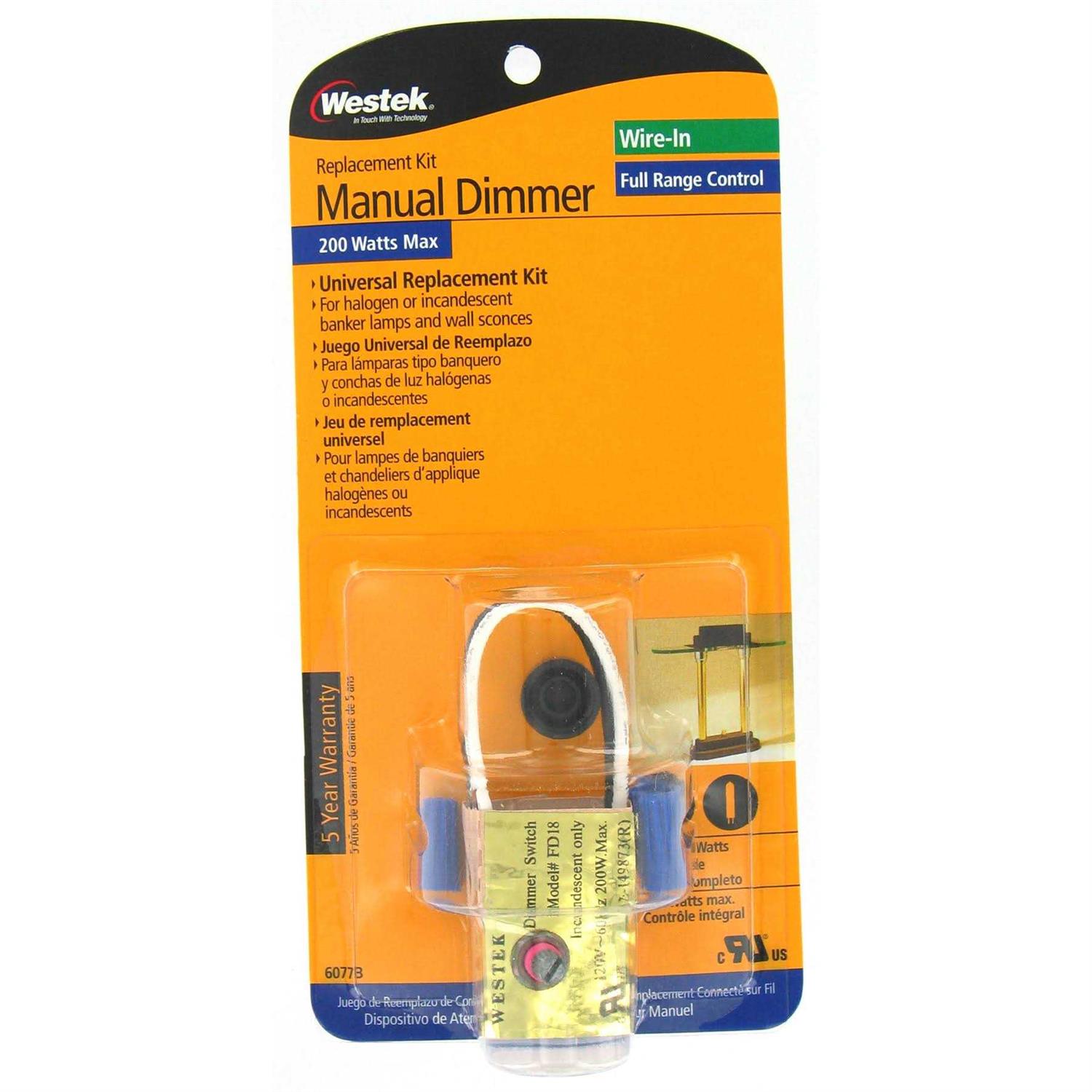 Westek 200-Watt Full Range Replacement Dimmer - Cheap Fitting