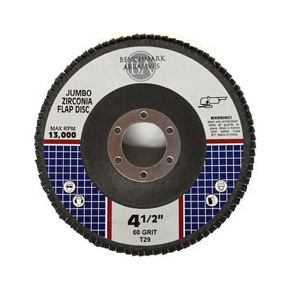 Benchmark Abrasives 7/8 Premium High Density Jumbo Zirconia Type - Cheap Fitting