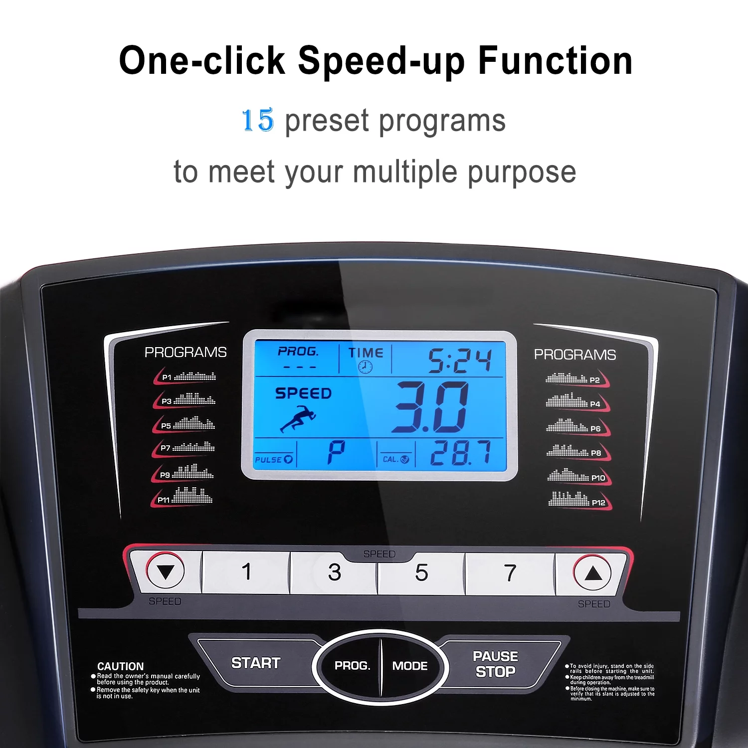 Naipo Treadmill for Home Folding Treadmill Electric Treadmill with 3 level Incline Adjustment - Cheap Fitting