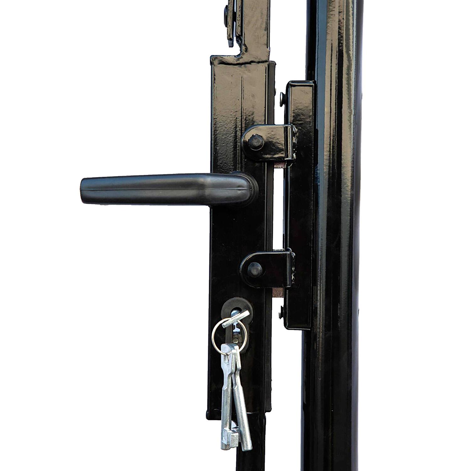 Aleko DIY Steel Pedestrian Gate Kit 3 x 5 Feet Athens Style DWGP3X5 DWGP3X5-UNB - Cheap Fitting