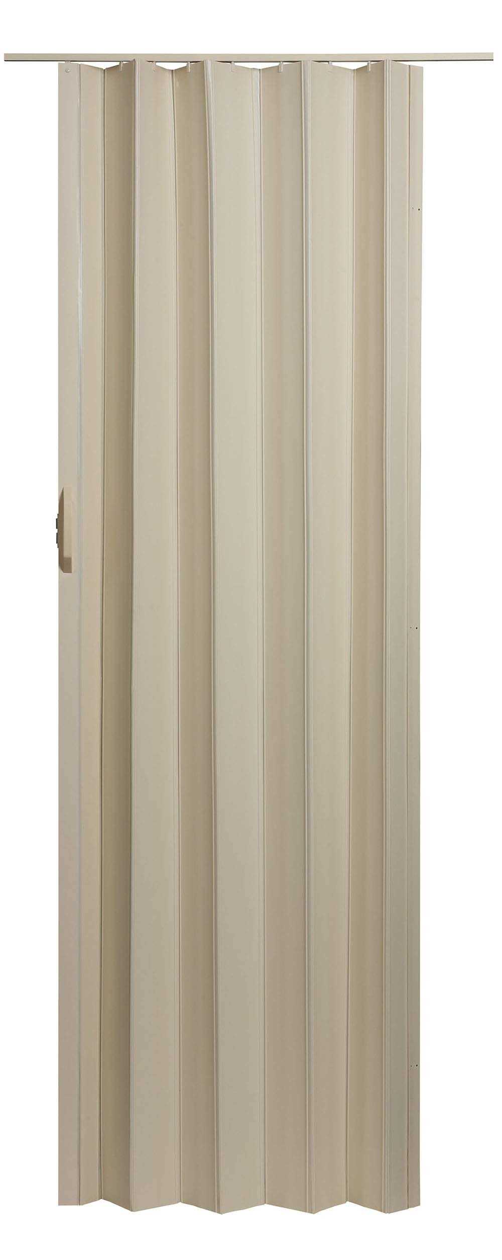 Spectrum Sienna PVC Accordion Folding Door Fits 36 wide x 80 high Cottage White - Cheap Fitting
