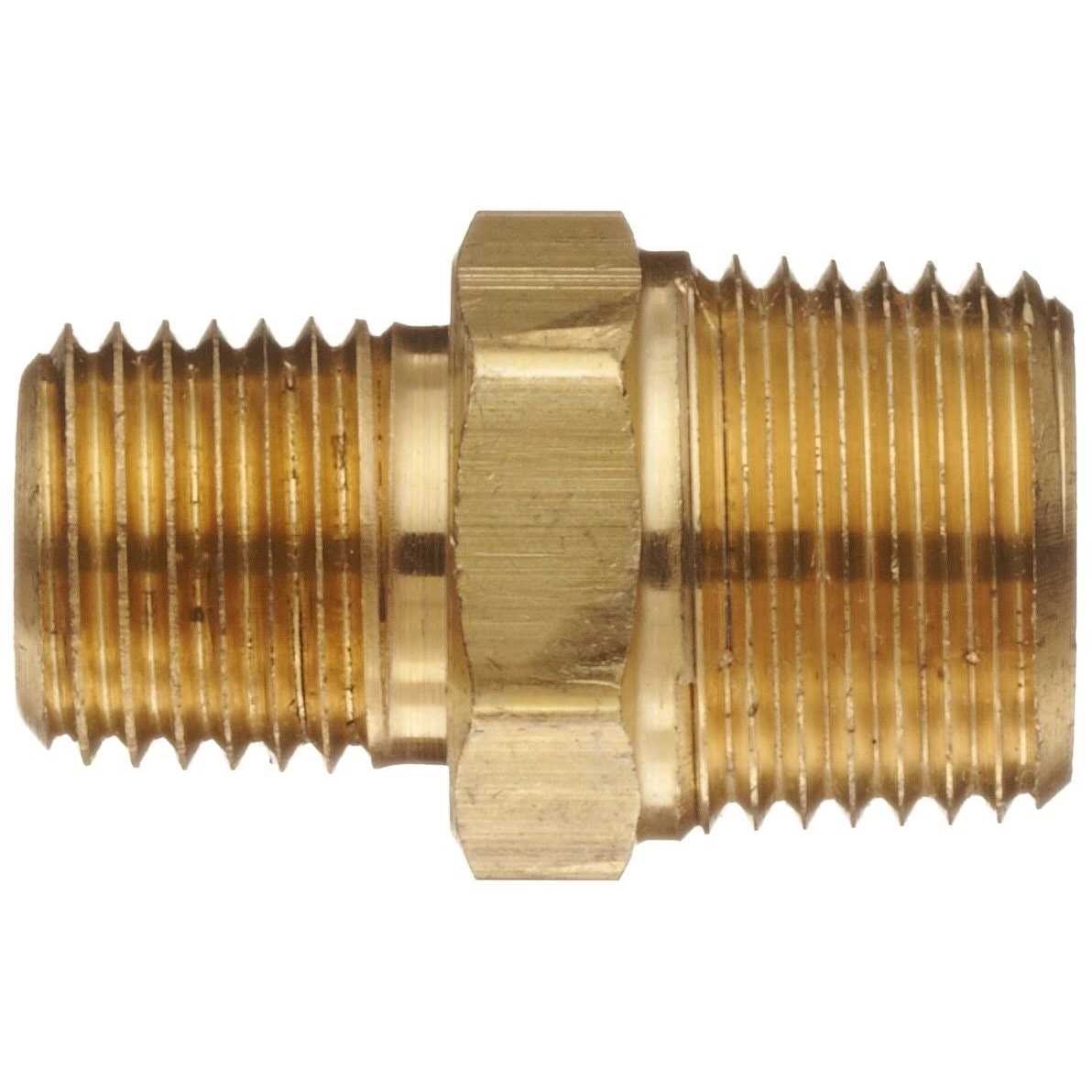 Anderson Metals Brass Pipe Fitting Reducing Hex Nipple - Cheap Fitting