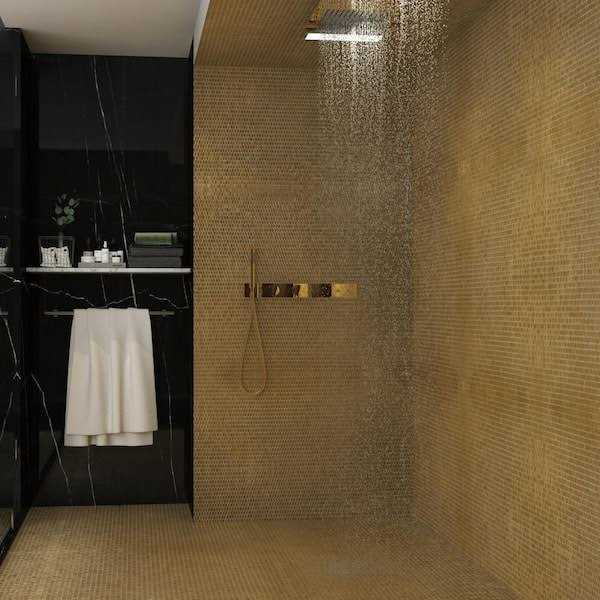 Ivy Hill Tile Glimmer 11.61 in. x 11.73 in. Polished Glass Wall Mosaic Tile - Cheap Fitting