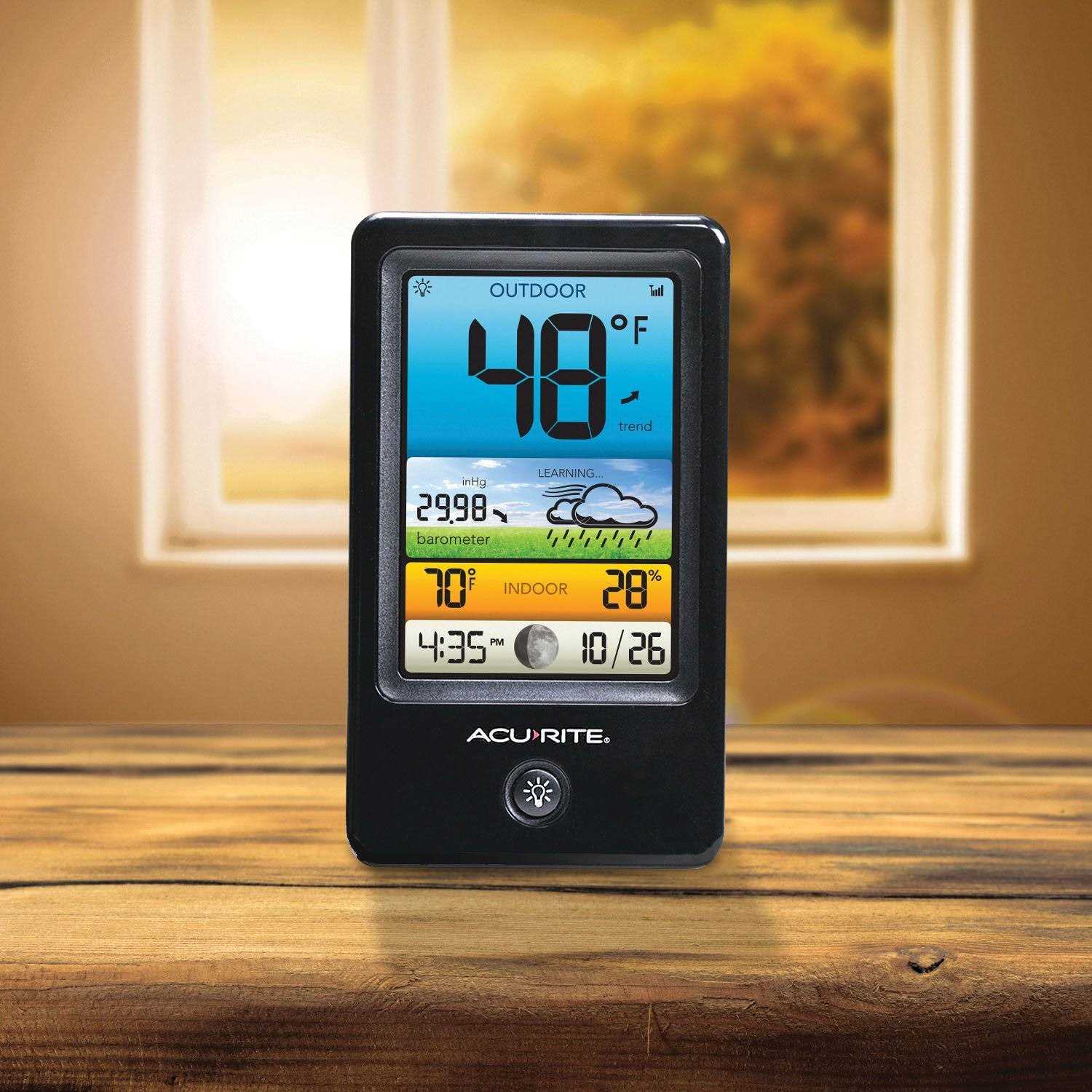 Acurite Wireless Color Forecaster with Temperature & Humidity - Cheap Fitting