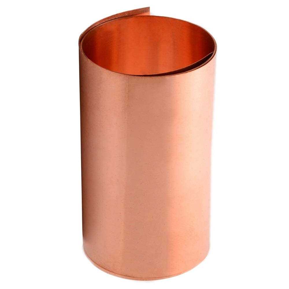 JAYSSS 1pc 0.2mm Thickness Copper Sheet Roll High Purity Pure Copper Cu Metal Sheet Foil Plate 100mmx1000mm - Cheap Fitting