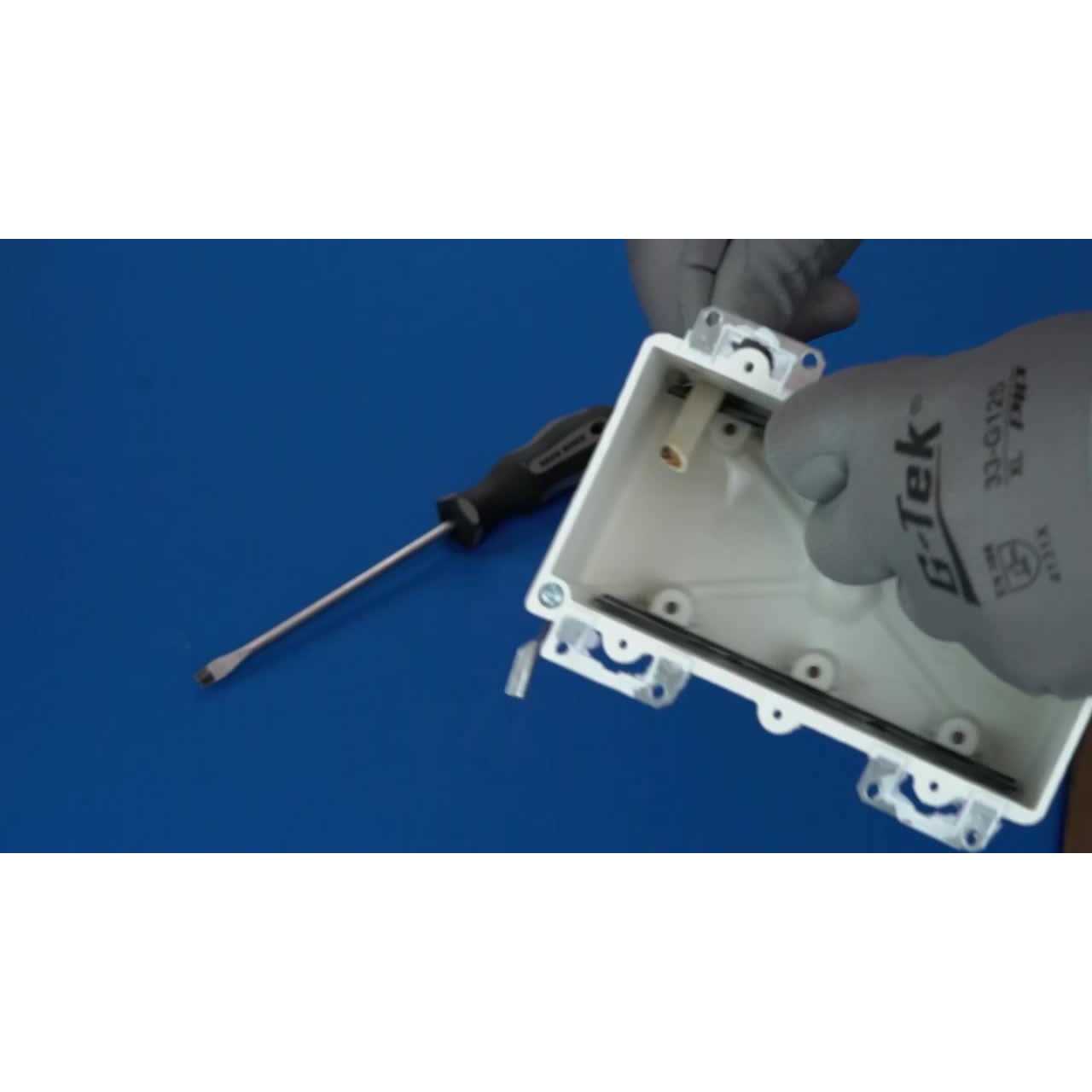 Unbranded 4 in. Dia 22-1/2 cu. in. New Work Nail on Round Outlet Box - Cheap Fitting